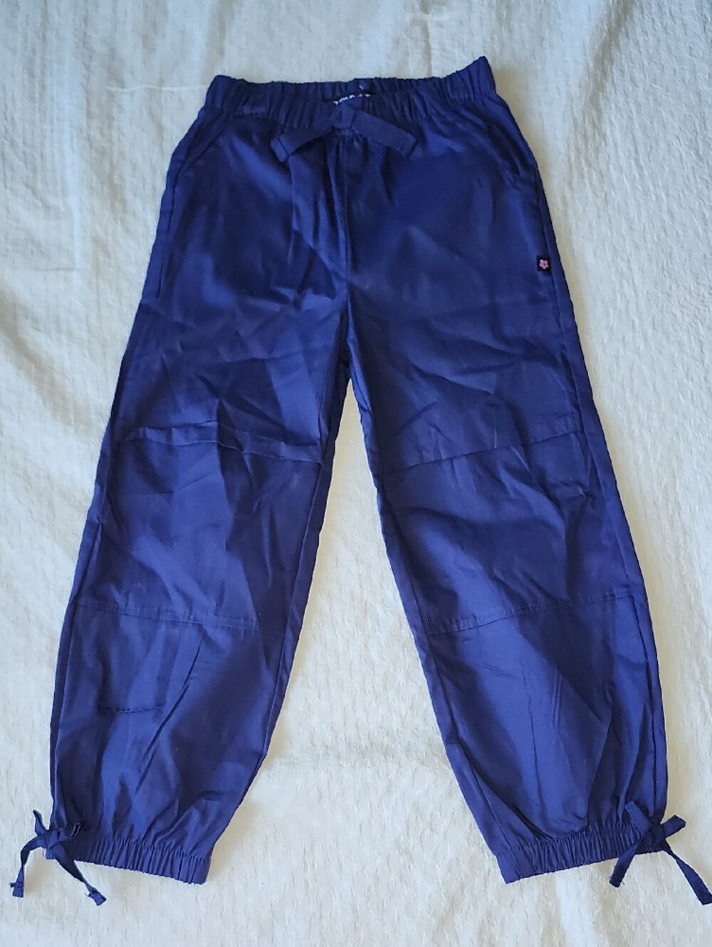 Limited Too Girls Sporty 2-Piece Set Pink Crop Top Purple Pants Size 4 - Picture 7 of 14